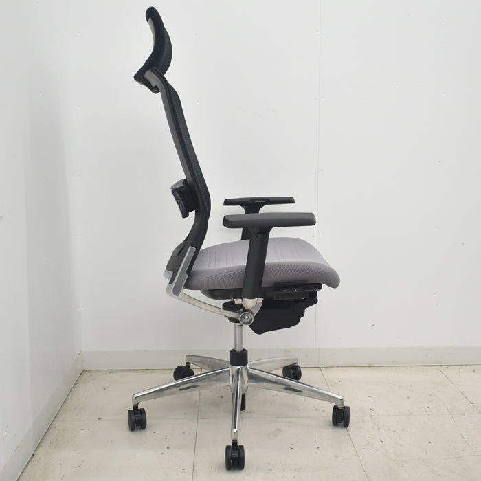 【中古】コクヨ エアフォート ヘッドレスト 可動肘 エアランバーサポート ポリッシュ 2025080402【中古オフィス家具】