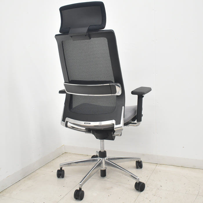 【中古】コクヨ エアフォート ヘッドレスト 可動肘 エアランバーサポート ポリッシュ 2025080402【中古オフィス家具】