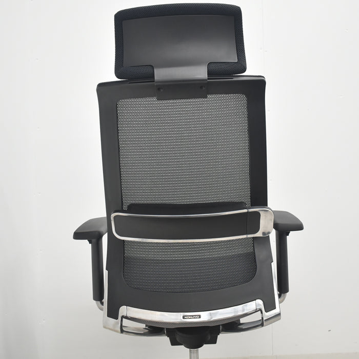 【中古】コクヨ エアフォート ヘッドレスト 可動肘 エアランバーサポート ポリッシュ 2025080402【中古オフィス家具】