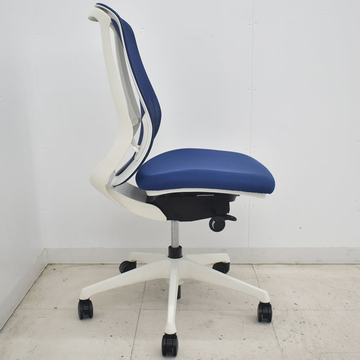 【中古】オカムラ シルフィー ハイバック 肘なし バックカーブアジャスト 前傾機能 2020年製 2025080602【中古オフィス家具】