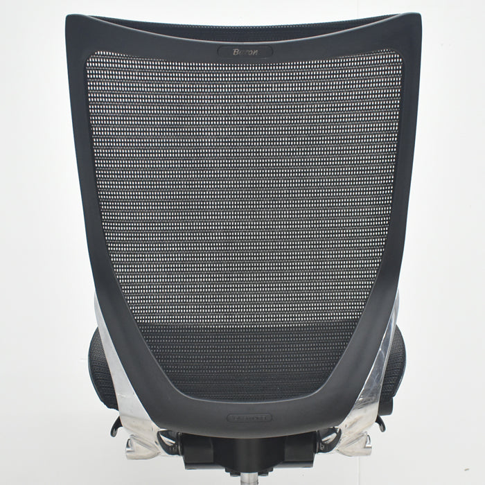 【中古】オカムラ バロン ローバック 肘なし ポリッシュ 2025081807【中古オフィス家具】