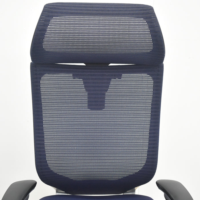 【中古】オカムラ バロン エクストラハイバック 可動ヘッドレスト 可動肘 ポリッシュ 2025082101【中古オフィス家具】
