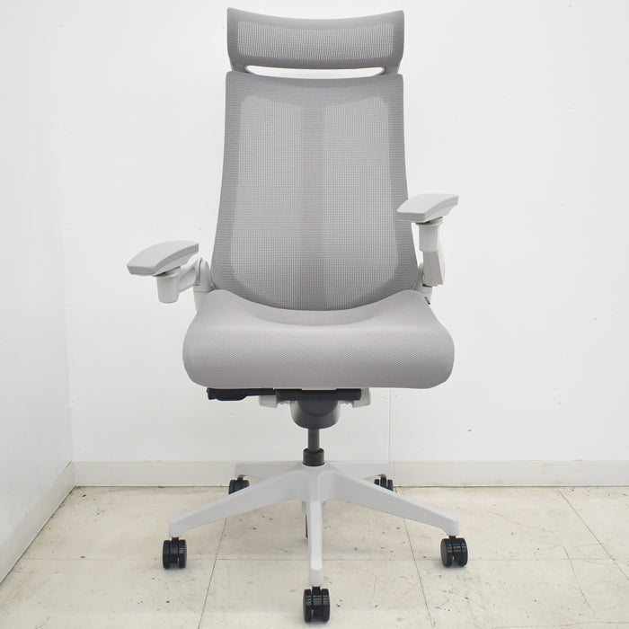 【中古】イトーキ Act アクトチェア エクストラハイバック 4Dリンクアーム 2022年製 2025082505【中古オフィス家具】
