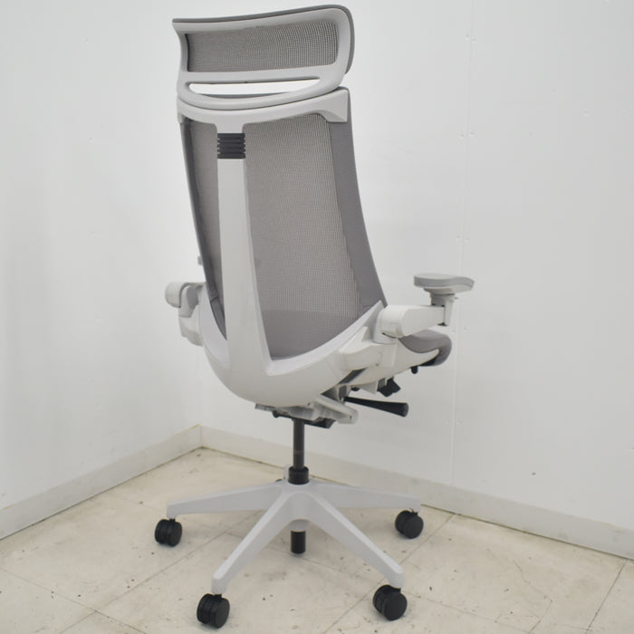 【中古】イトーキ Act アクトチェア エクストラハイバック 4Dリンクアーム 2022年製 2025082505【中古オフィス家具】