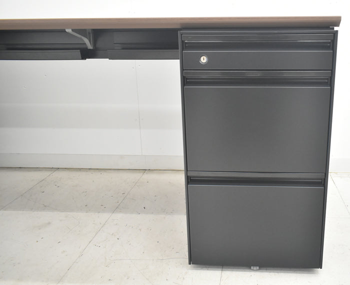 【中古】 オカムラ プロステージクレスト 片袖デスク W1600 2025082601【中古オフィス家具】【中古】
