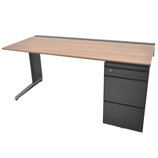 【中古】 オカムラ プロステージクレスト 片袖デスク W1600 2025082602【中古オフィス家具】【中古】