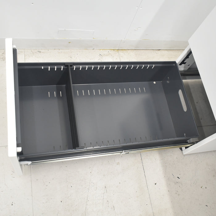 【中古】コクヨ ISシリーズ 両袖デスク W1400 2025082603【中古オフィス家具】