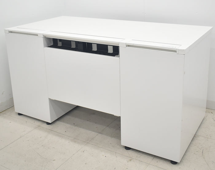 【中古】コクヨ ISシリーズ 両袖デスク W1400 2025082603【中古オフィス家具】