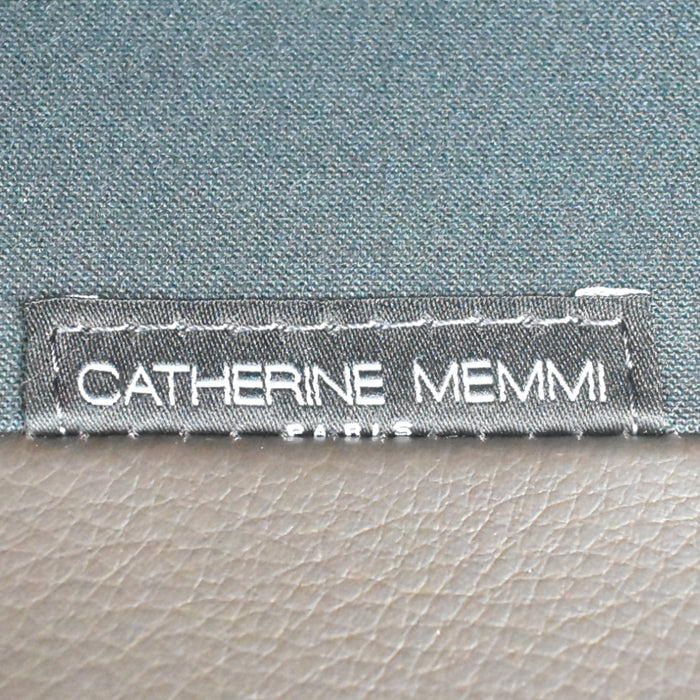 【中古】カトリーヌ メミ NEW YORK ニューヨーク 一人掛けソファ クッション付 幅1100 総革張り 2025082605【中古オフィス家具】