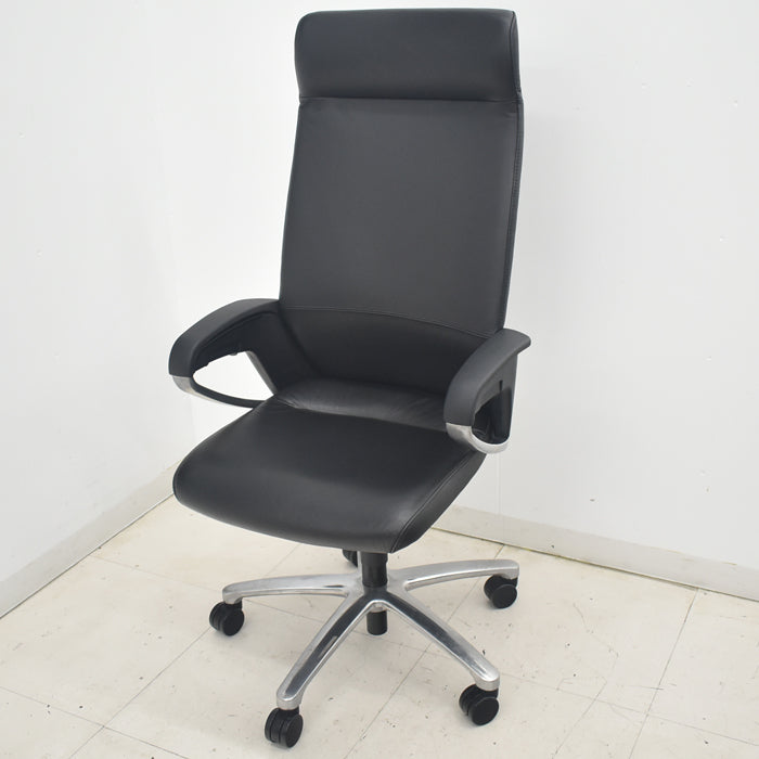 【中古】コクヨ フィロソフィー エクストラハイバック 固定肘 エアランバーサポート ポリッシュ脚 2025090102【中古オフィス家具】