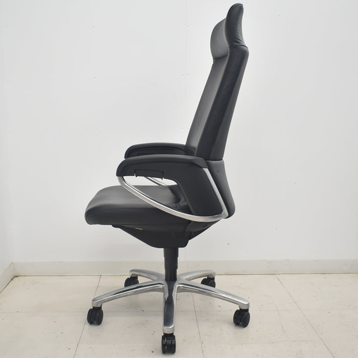 【中古】コクヨ フィロソフィー エクストラハイバック 固定肘 エアランバーサポート ポリッシュ脚 2025090102【中古オフィス家具】