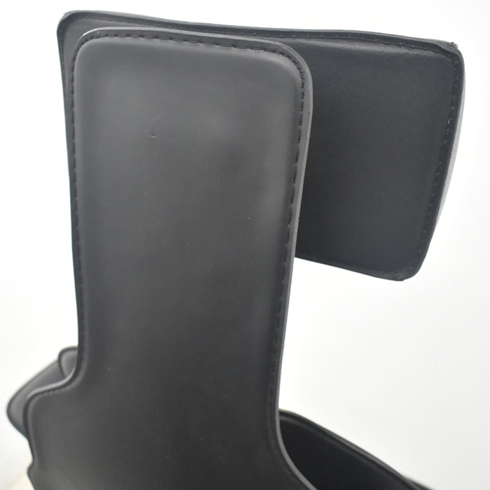 【中古】デュオレスト CHAIRMAN ハイバック ヘッドレスト 固定肘 革張り 2025090105【中古オフィス家具】