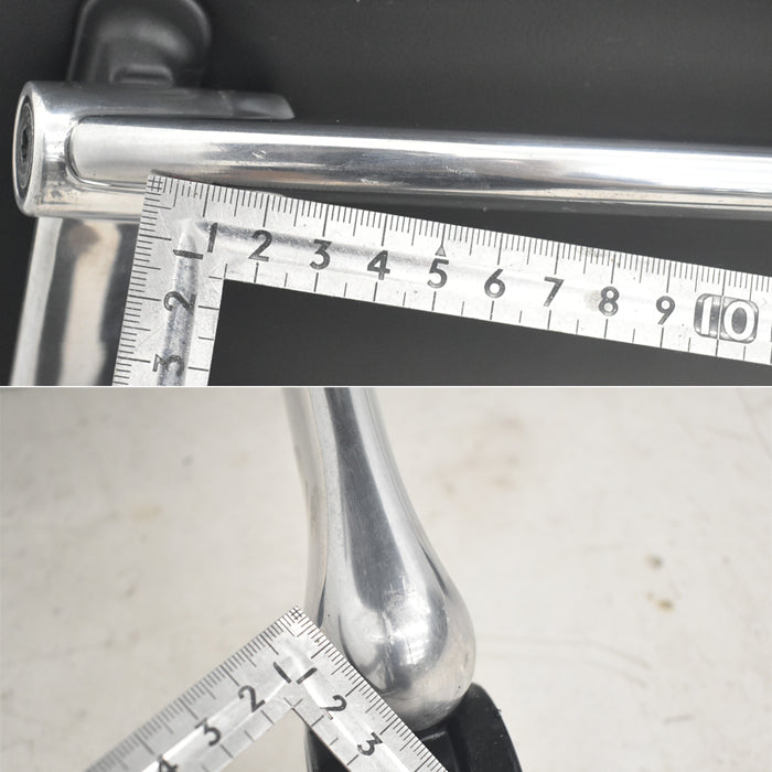 【中古】オカムラ コンテッサ 大型ヘッドレスト 可動肘 アルミポリッシュ 革張り 2025090311【中古オフィス家具】