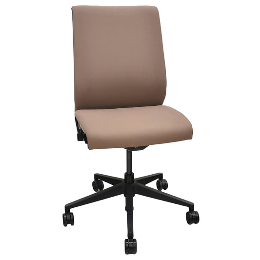 【中古】スチールケース シンクチェア 布張り 肘なし 2025091602【中古オフィス家具】