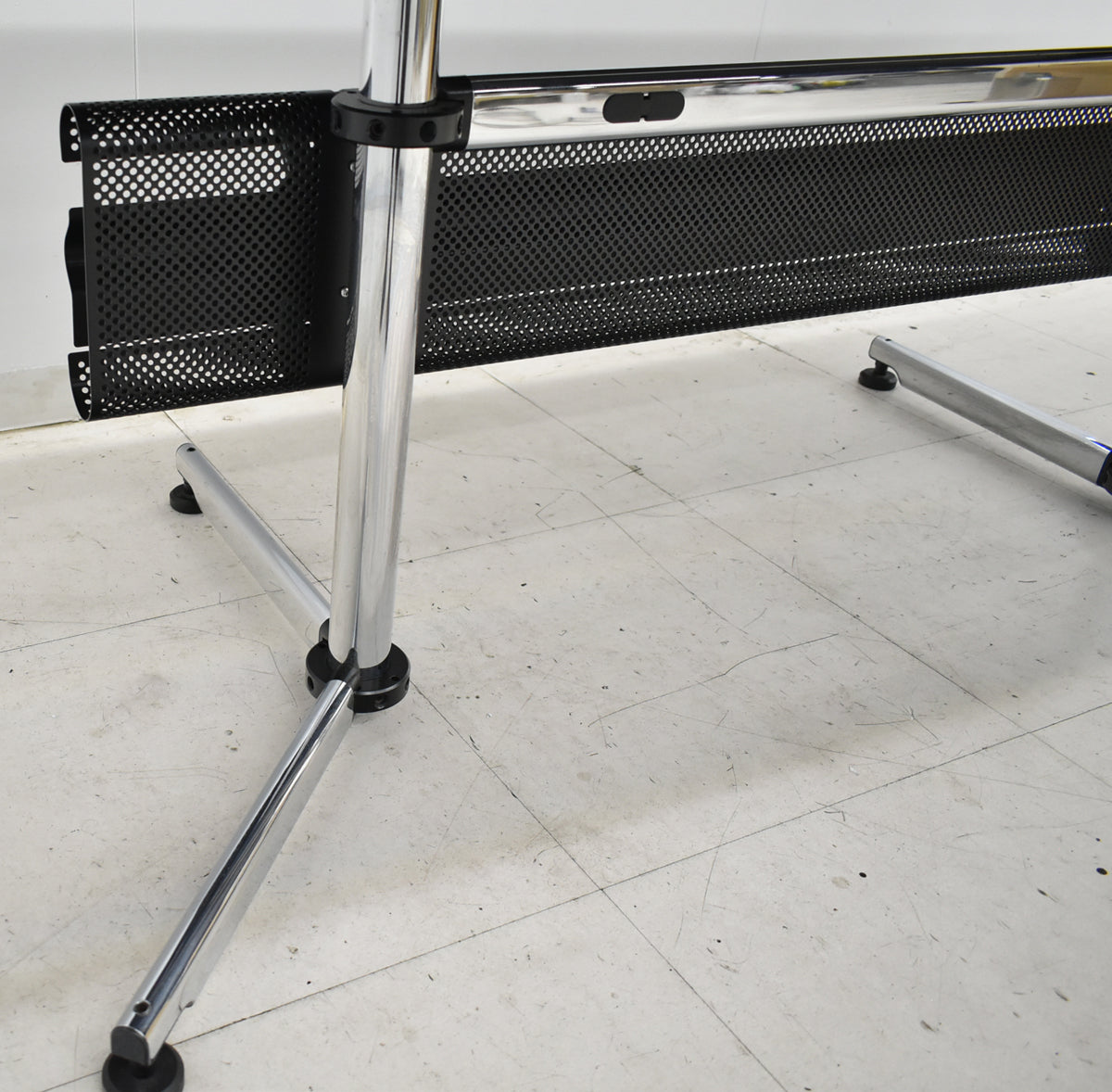 【中古】USM Haller キトス KITOS ワークデスク ガラス天板 幅1995 2025101001【中古オフィス家具】