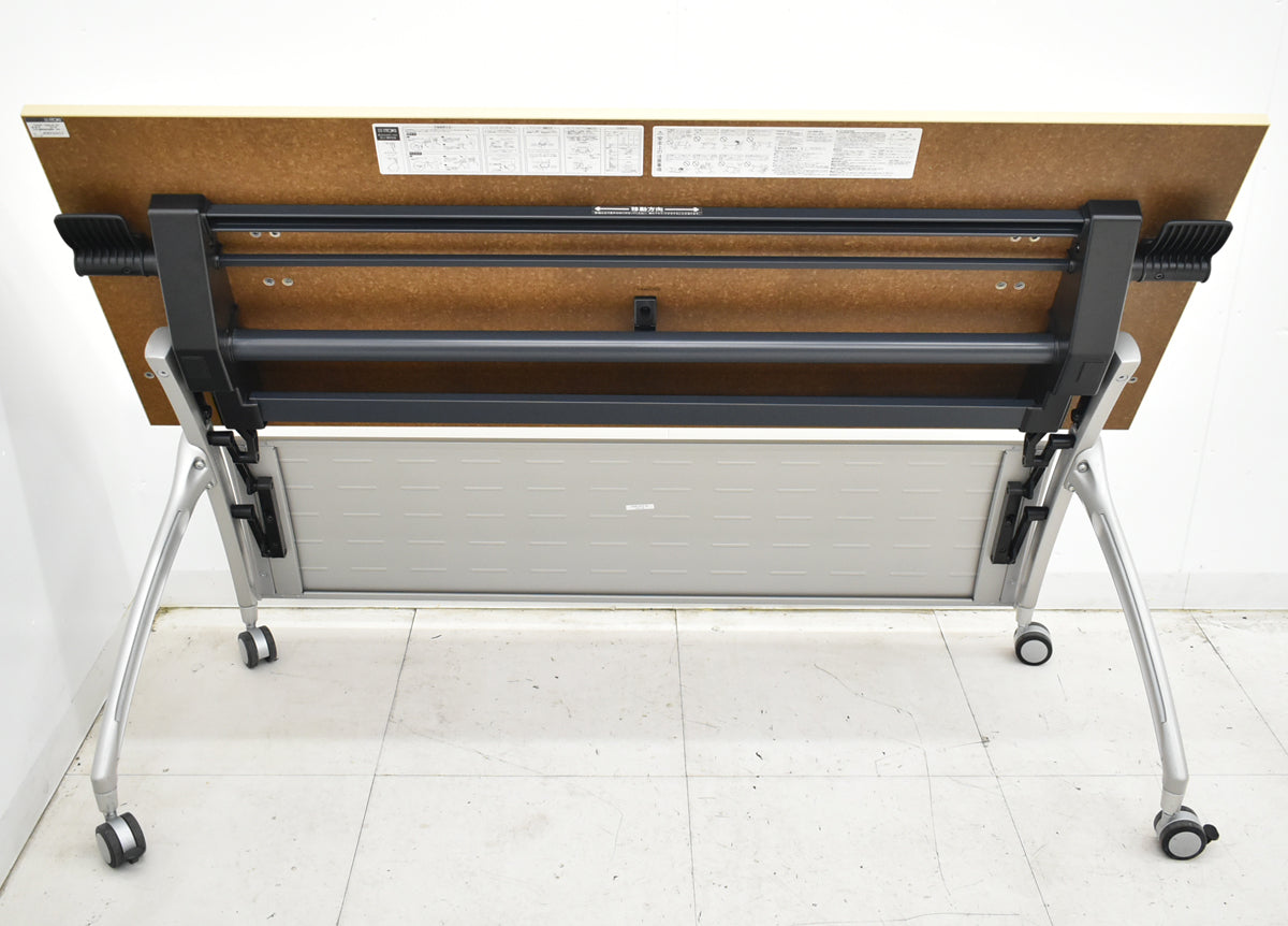 【中古】イトーキ リリッシュ2 フラップテーブル 幕板付 幅1500 2025101401【中古オフィス家具】