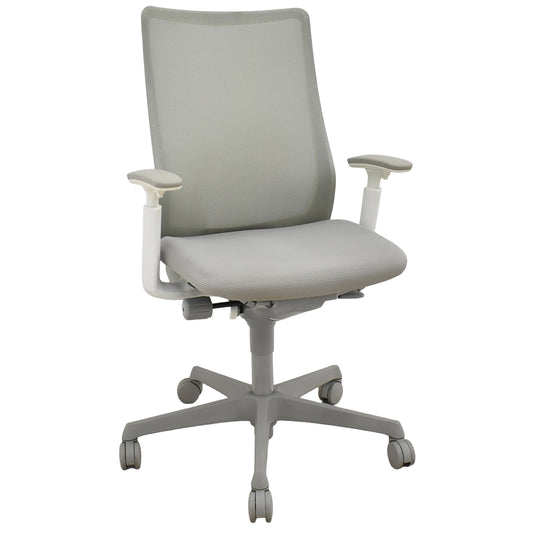【中古】オカムラ フルーエントチェア ハイバック 可動肘 2025101405【中古オフィス家具】