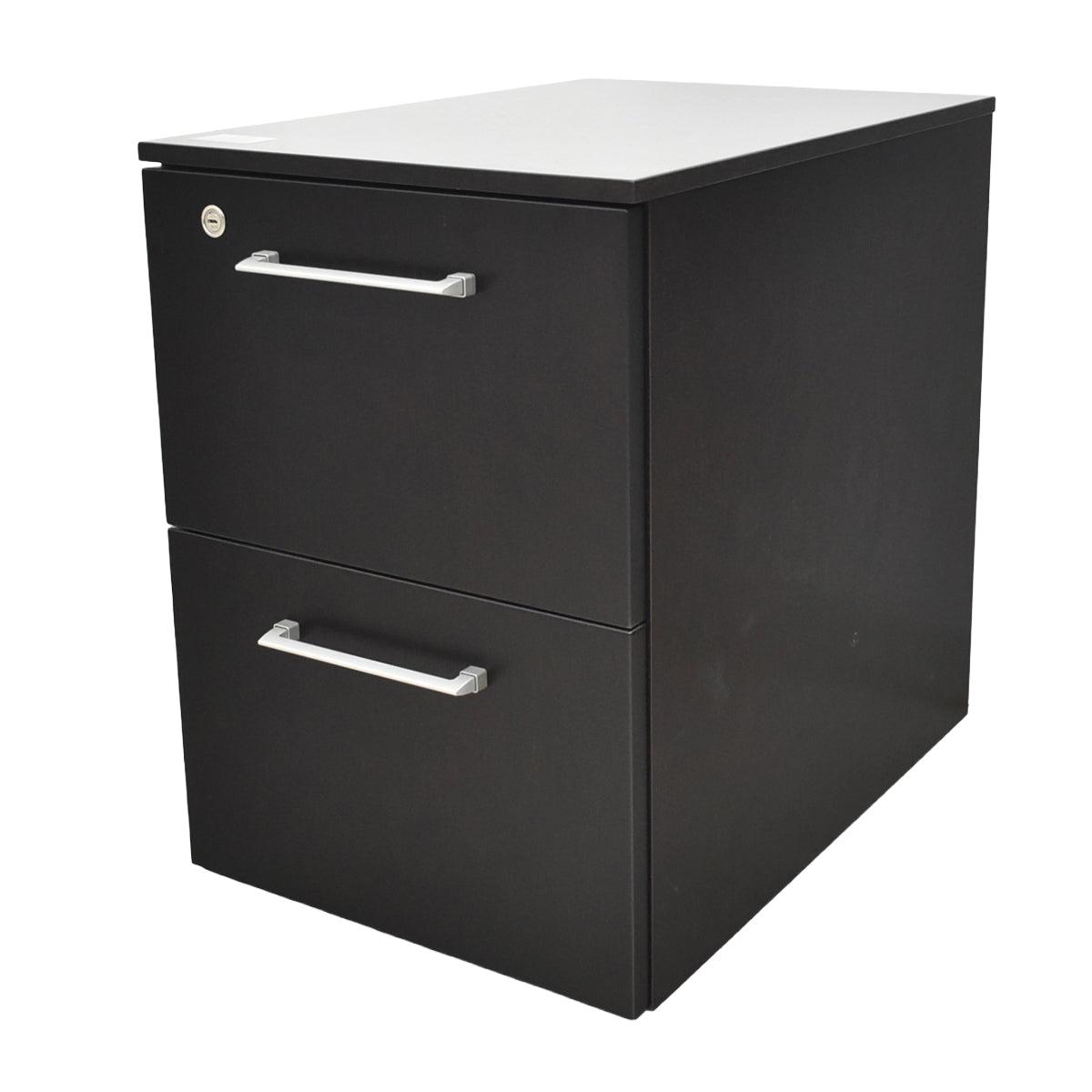 【中古】オカムラ EX-100 2段ワゴン ソフトクローズ 幅435 2025101601【中古オフィス家具】