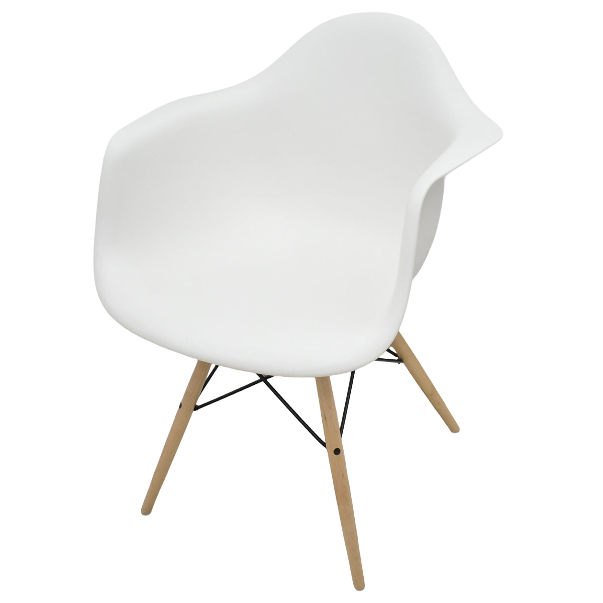 中古】ハーマンミラー イームズシェルアームチェア DAW ウッドベース