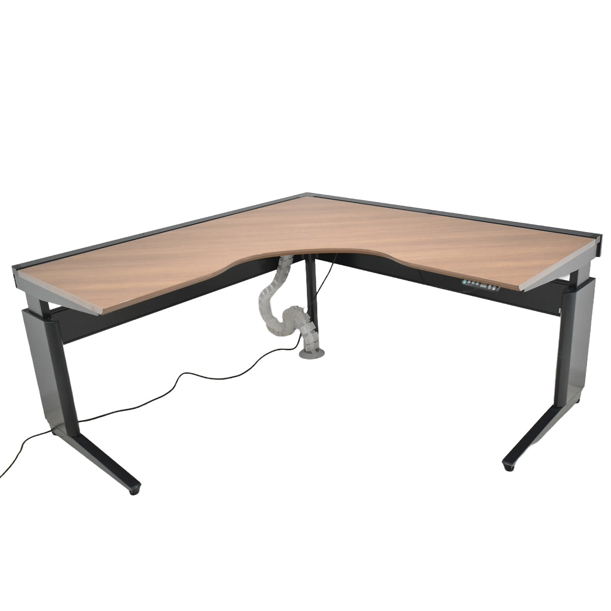 オカムラ プロユニット UDシリーズ 幅135cm 電動昇降デスク 中古】オカムラ プロステージクレストUD 電動昇降L型デスク