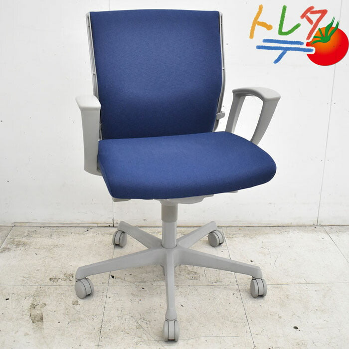 オカムラ エスクード ローバック 固定肘 ランバーサポート 2023041003【中古オフィス家具】【中古】