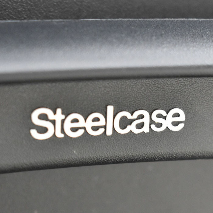 スチールケース リープV2 可動肘 ランバーサポート USモデル 2023041103【中古オフィス家具】【中古】