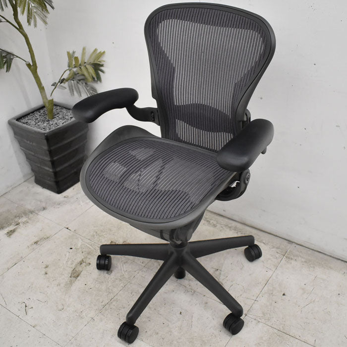 ハーマンミラー Hermanmilller アーロンチェア Aサイズ ランバーサポート 2023041401【中古オフィス家具】【中古】