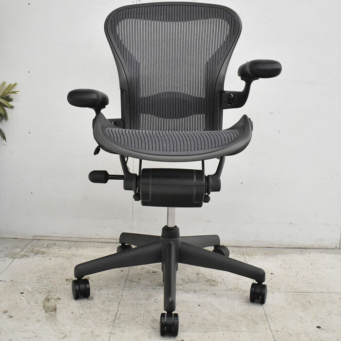ハーマンミラー Hermanmilller アーロンチェア Aサイズ ランバーサポート 2023041401【中古オフィス家具】【中古】
