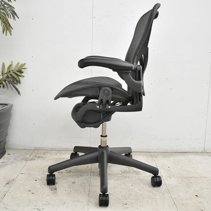ハーマンミラー Hermanmilller アーロンチェア Bサイズ フル装備 ポスチャーフィット 2023041502【中古オフィス家具】【中古】