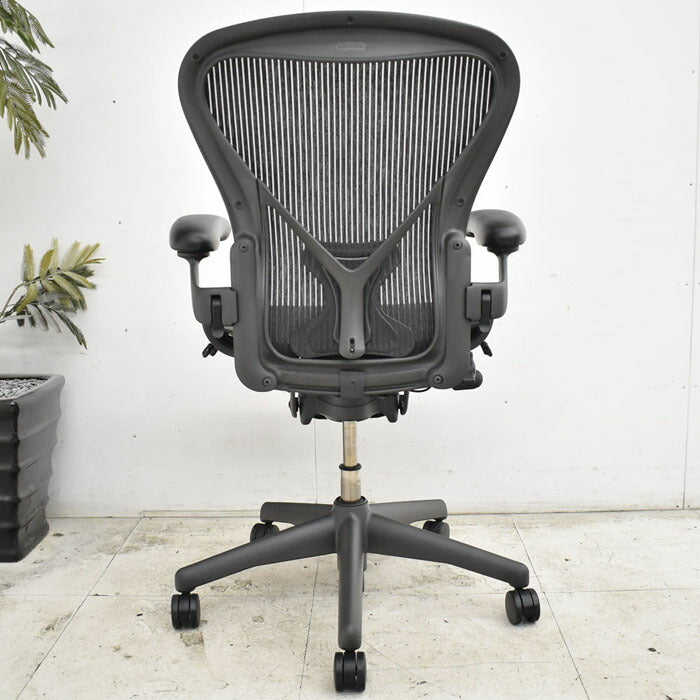 ハーマンミラー Hermanmilller アーロンチェア Bサイズ フル装備 ポスチャーフィット 2023041502【中古オフィス家具】【中古】