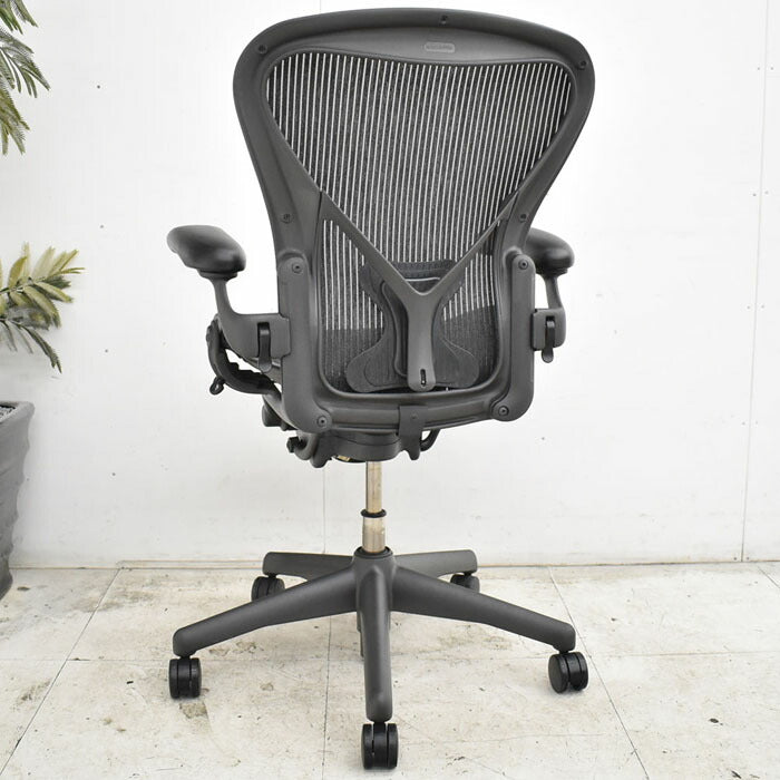 ハーマンミラー Hermanmilller アーロンチェア Bサイズ フル装備 ポスチャーフィット 2023041502【中古オフィス家具】【中古】
