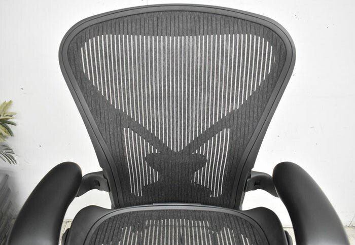 ハーマンミラー Hermanmilller アーロンチェア Bサイズ フル装備 ポスチャーフィット 2023041502【中古オフィス家具】【中古】