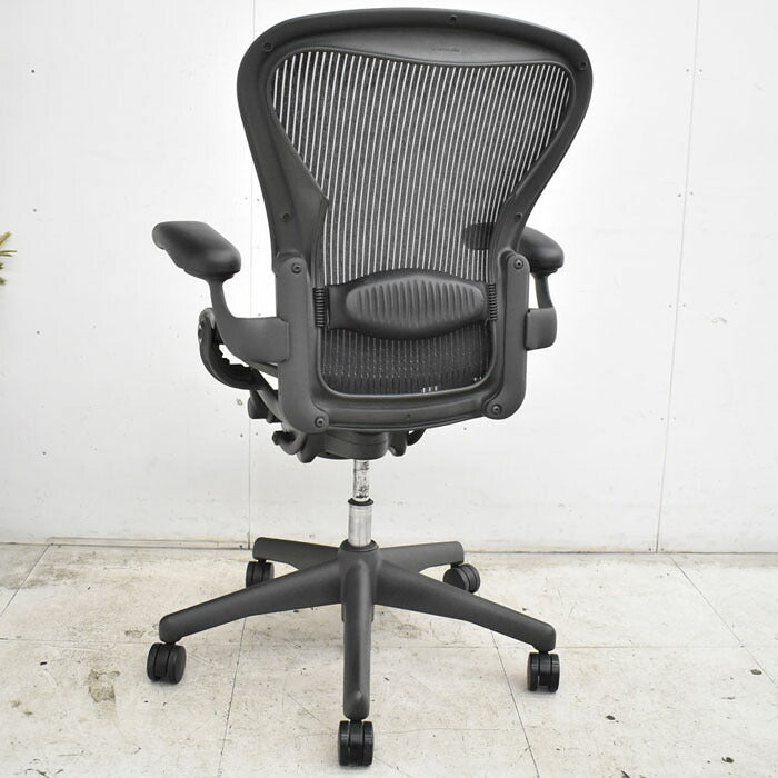 ハーマンミラー Hermanmilller アーロンチェア Bサイズ ランバーサポート 2023041505【中古オフィス家具】【中古】