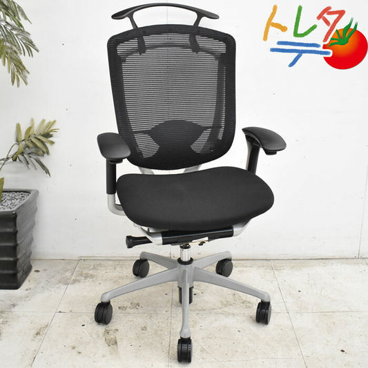 オカムラ コンテッサ 可動肘(新品肘パット)ランバーサポート ハンガー 2023041701【中古オフィス家具】【中古】