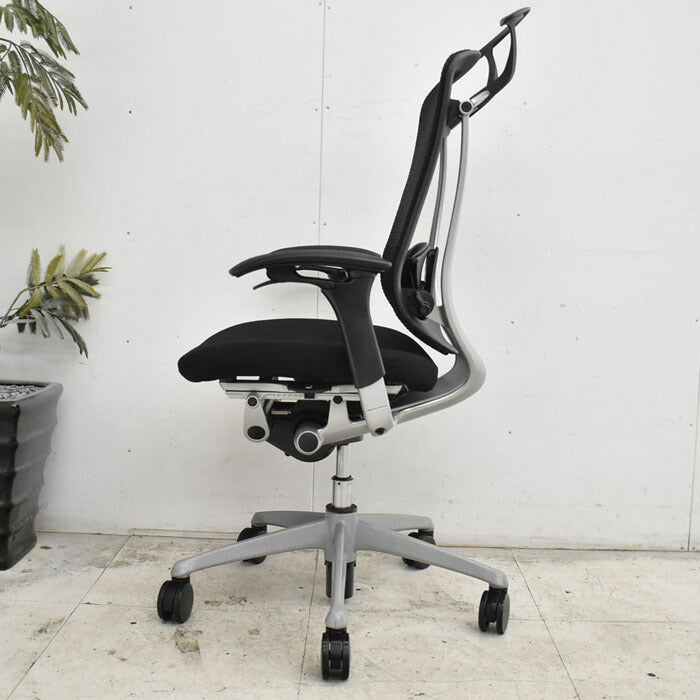 オカムラ コンテッサ 可動肘(新品肘パット)ランバーサポート ハンガー 2023041701【中古オフィス家具】【中古】