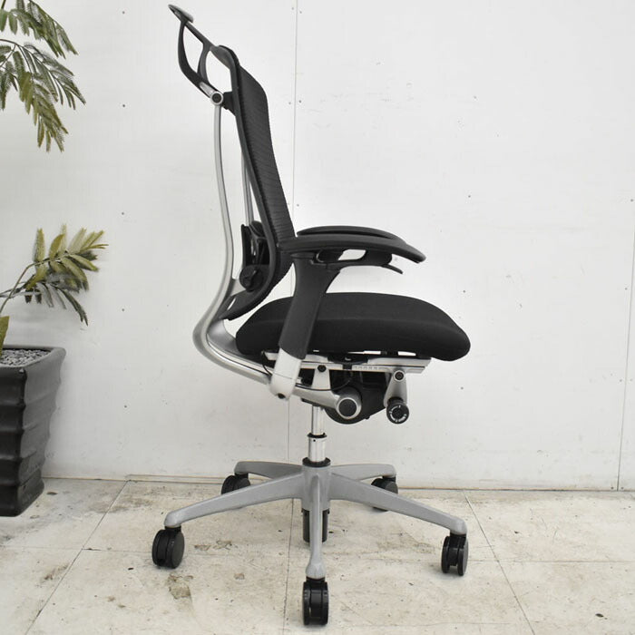 オカムラ コンテッサ 可動肘(新品肘パット)ランバーサポート ハンガー 2023041701【中古オフィス家具】【中古】