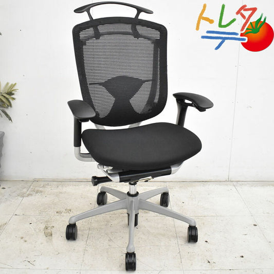 オカムラ コンテッサ 可動肘(新品肘パット)ランバーサポート ハンガー 2023041702【中古オフィス家具】【中古】