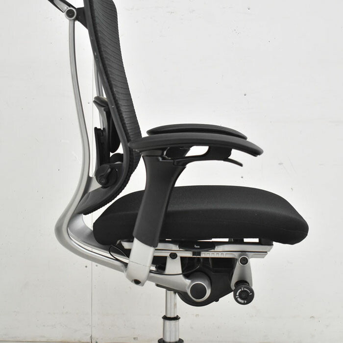 オカムラ コンテッサ 可動肘(新品肘パット)ランバーサポート ハンガー 2023041702【中古オフィス家具】【中古】
