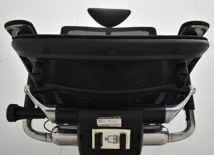 オカムラ コンテッサ 可動肘 ヘッドレスト ランバーサポート 2023041704【中古オフィス家具】【中古】