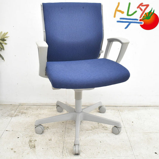 オカムラ エスクード ローバック 固定肘 ランバーサポート 2023041905【中古オフィス家具】【中古】
