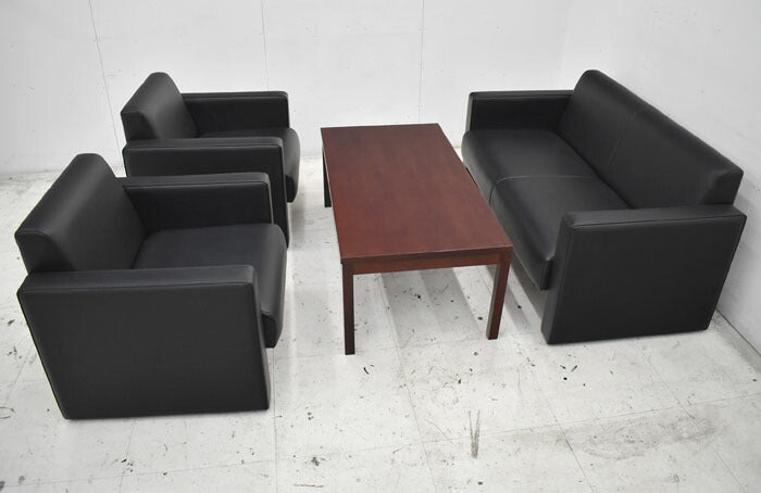 ライオン+イトーキ ITOKI 応接4点セット W1420 2023042601【中古オフィス家具】【中古】