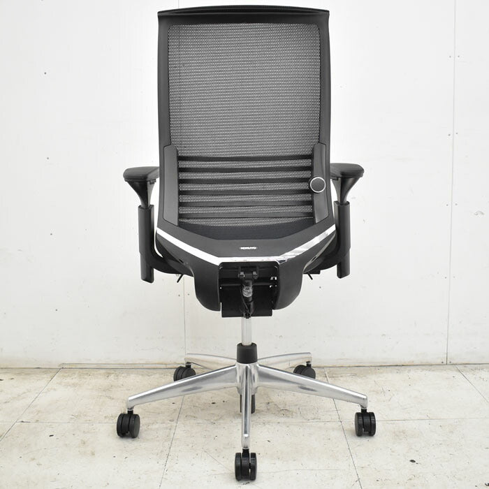 コクヨ KOKUYO ベゼル 可動肘(クランクスライドアーム) ランバーサポート ウェブモーションサポート ポリッシュ脚 2017年製 2023042802【中古オフィス家具】【中古】