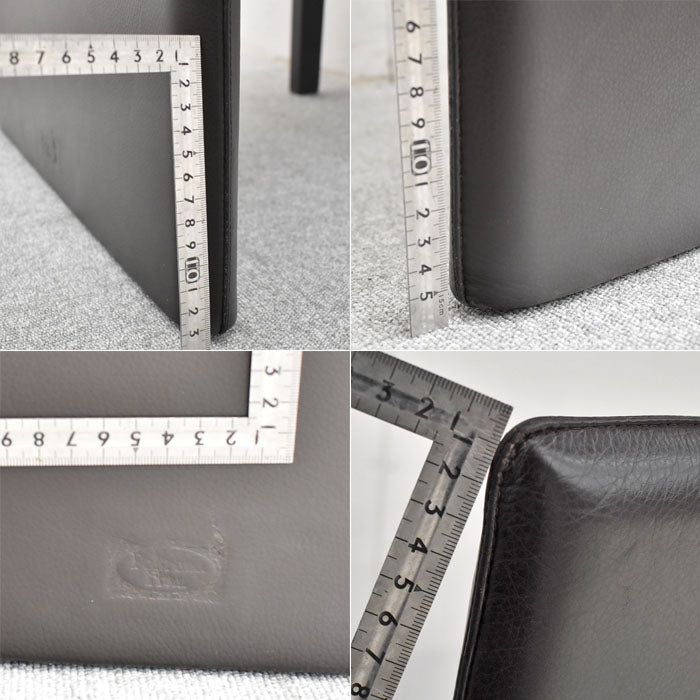ポルトローナ・フラウ ダイニングチェア 総革張り W480 2023051102【中古オフィス家具】【中古】