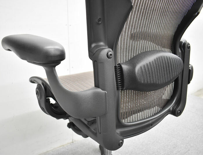ハーマンミラー Hermanmiller アーロンチェア スタンダード ランバーサポート Bサイズ ブラウン2023051601【中古オフィス家具】【中古】