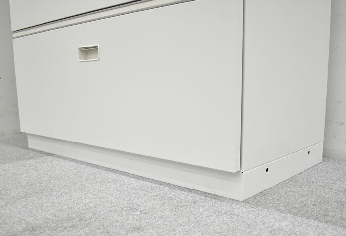 イトーキ シンライン 両開き+3段ラテラル ユニット書庫 W900 2023052906