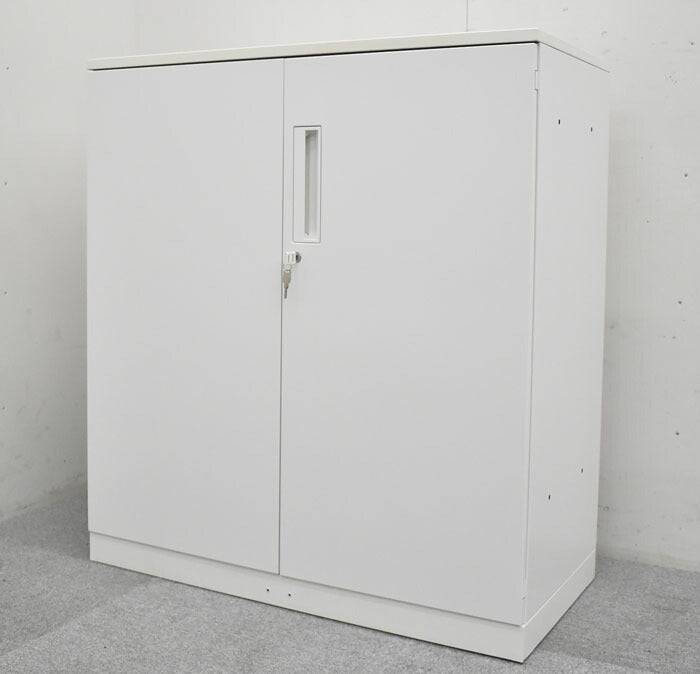 コクヨ エディア 両開き書庫 ベース・天板付 W900 2023053002