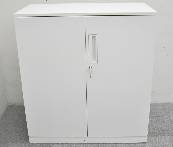 コクヨ エディア 両開き書庫 ベース・天板付 W900 2023053002