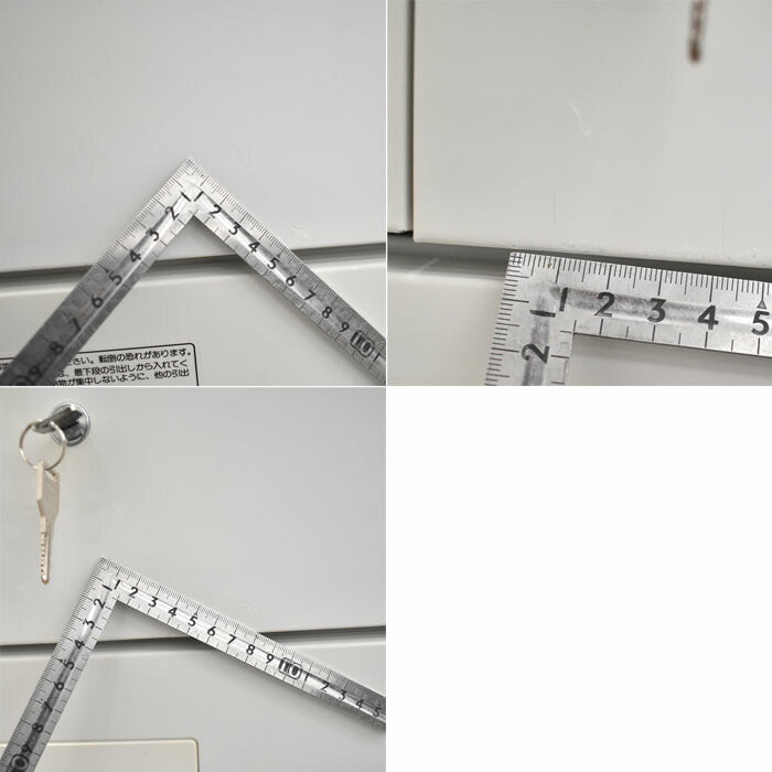 ウチダ 内田洋行 HS(ハイパーストレージ)シリーズ 両開き+3段ラテラル 上下書庫 W900 2023053003