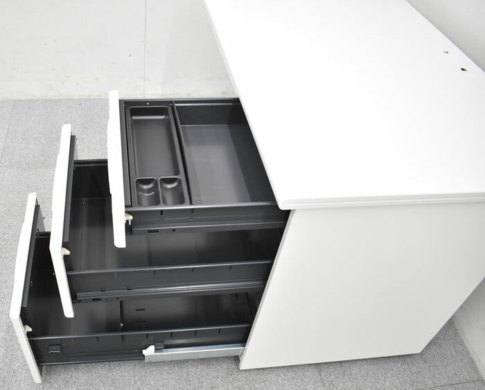 プラス PLUS RYシリーズ 片袖デスク W1000 2023053006【中古オフィス家具】【中古】