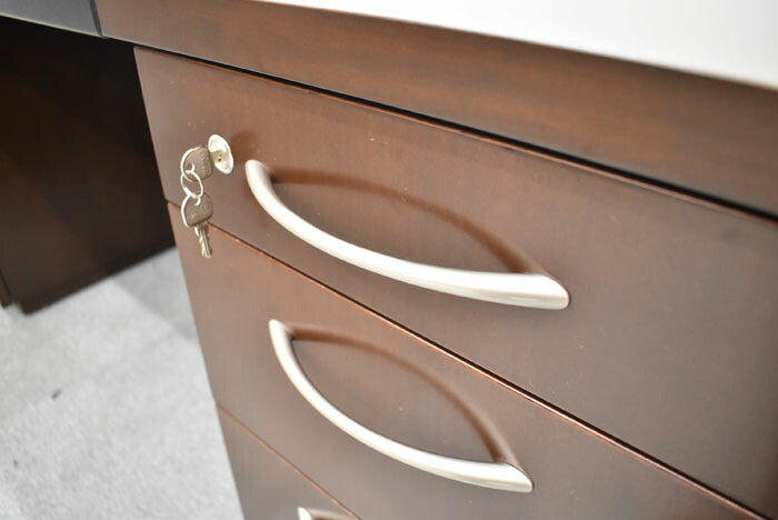 オカムラ 岡村製作所 Okamura 高級役員用両袖デスク オカムラ特注品 W1800 2023060602